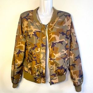 Camouflage bomber jacket: Large **w168